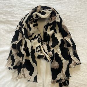 Animal print scarf from Nordstrom